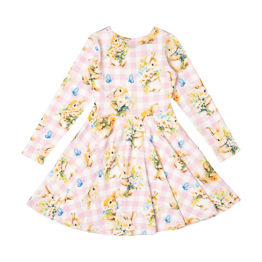 Waisted Dress - Bunny Bouquet - Image 4