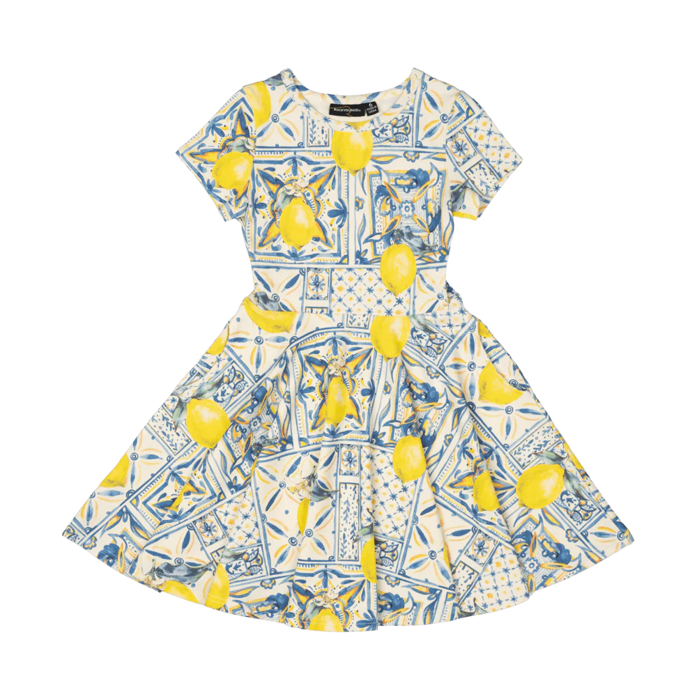 Rock Your Baby Waisted Dress - Majolica