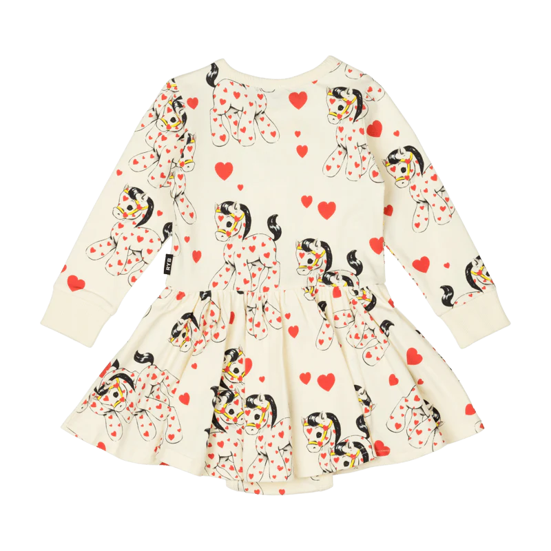 Rock Your Baby XO Pony Baby Waisted Dress - Image 2