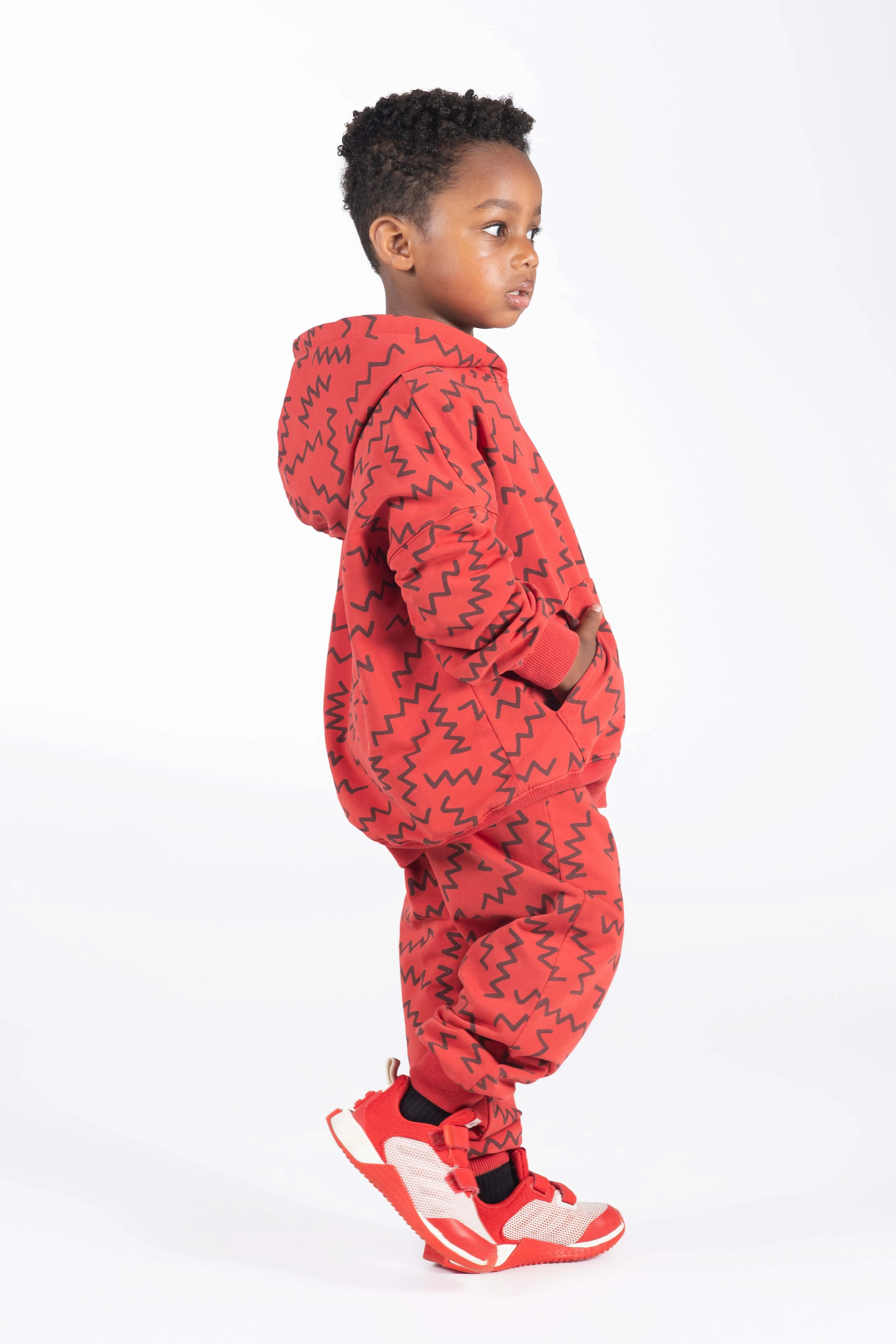 Red Zig Zag Trackies - Image 2