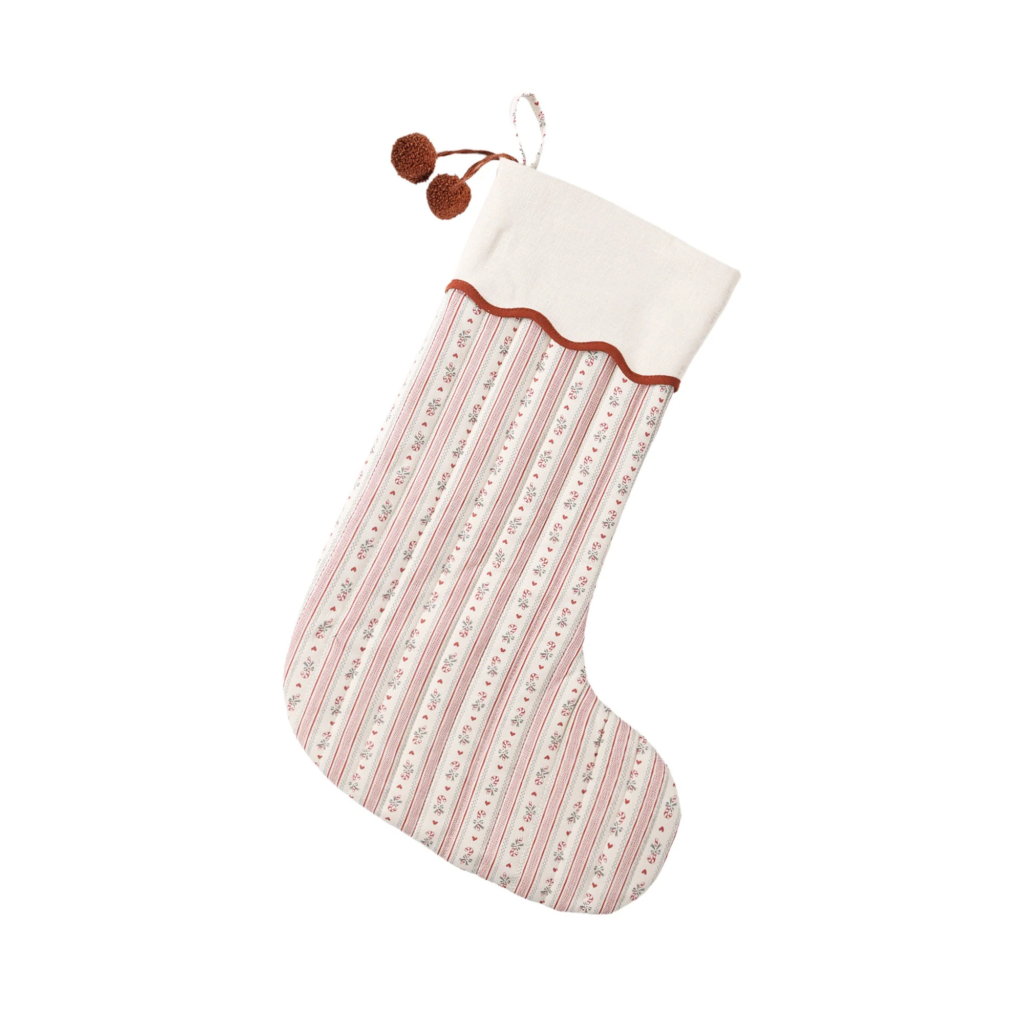 Christmas Stocking - Candy Cane Stripe
