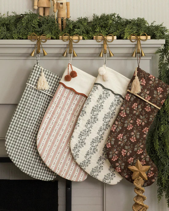 Christmas Stocking - Green Vine - Image 2