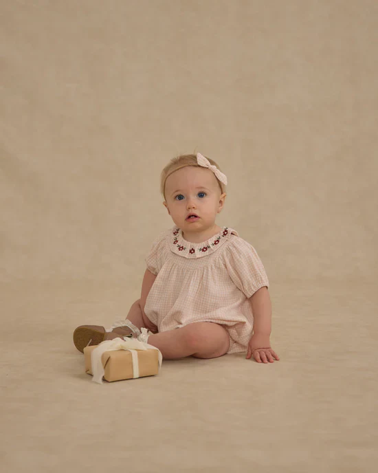 Lula Romper - Petal Gingham - Image 2