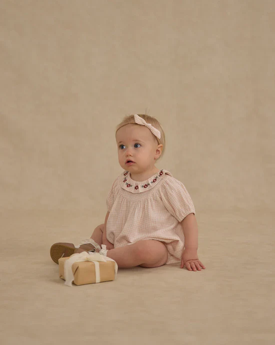 Lula Romper - Petal Gingham - Image 3