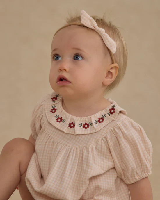 Lula Romper - Petal Gingham - Image 6