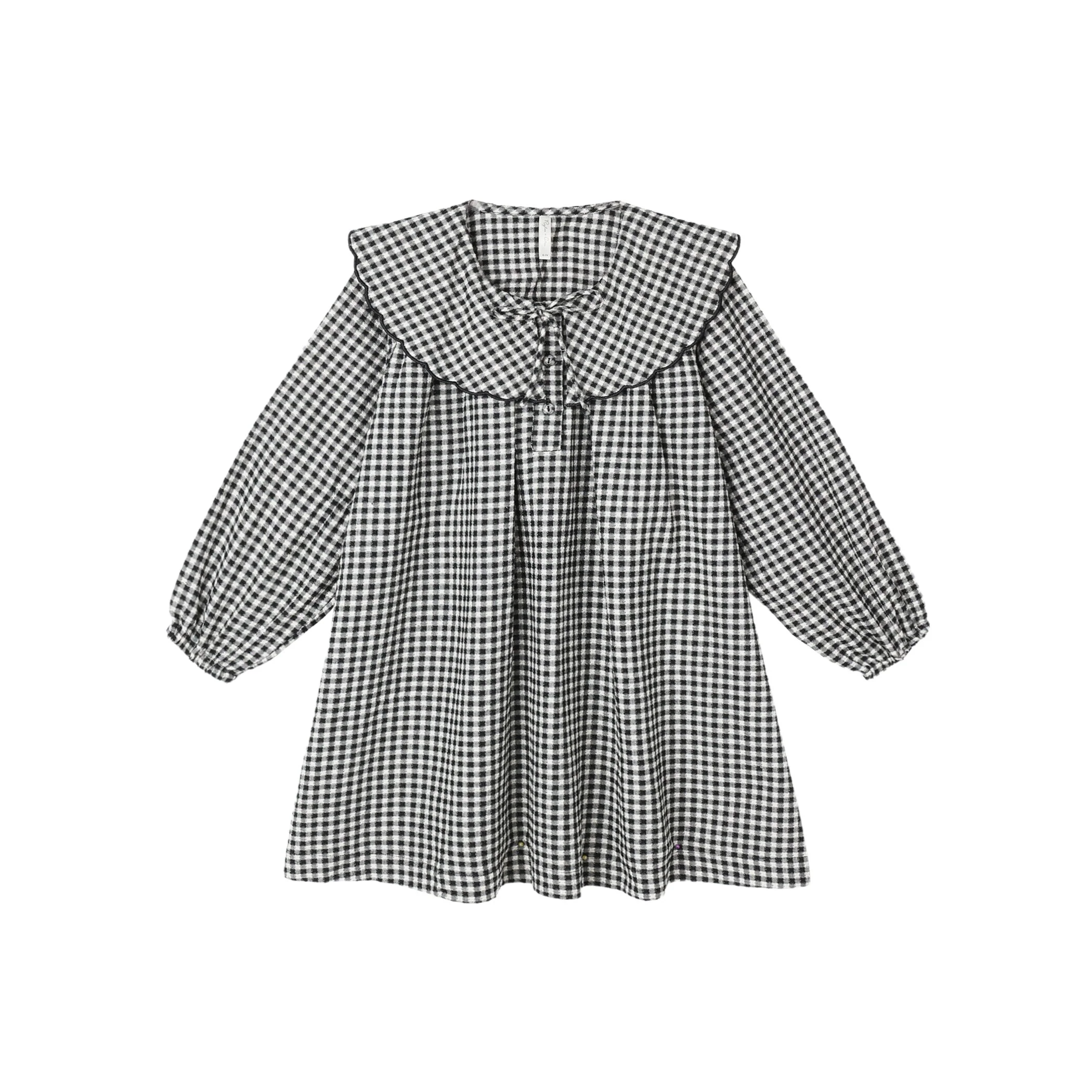 Mini Dress - Black Gingham