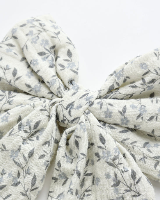 Oversized Bow - Blue Vines - Image 3