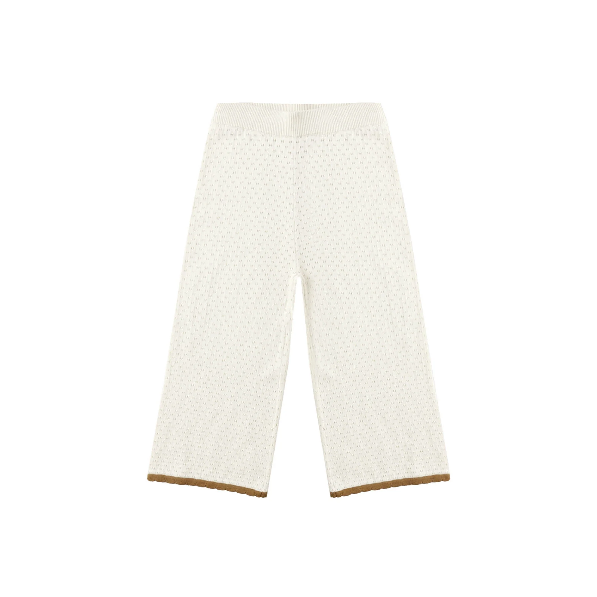 Pointelle Knit Pant - Natural