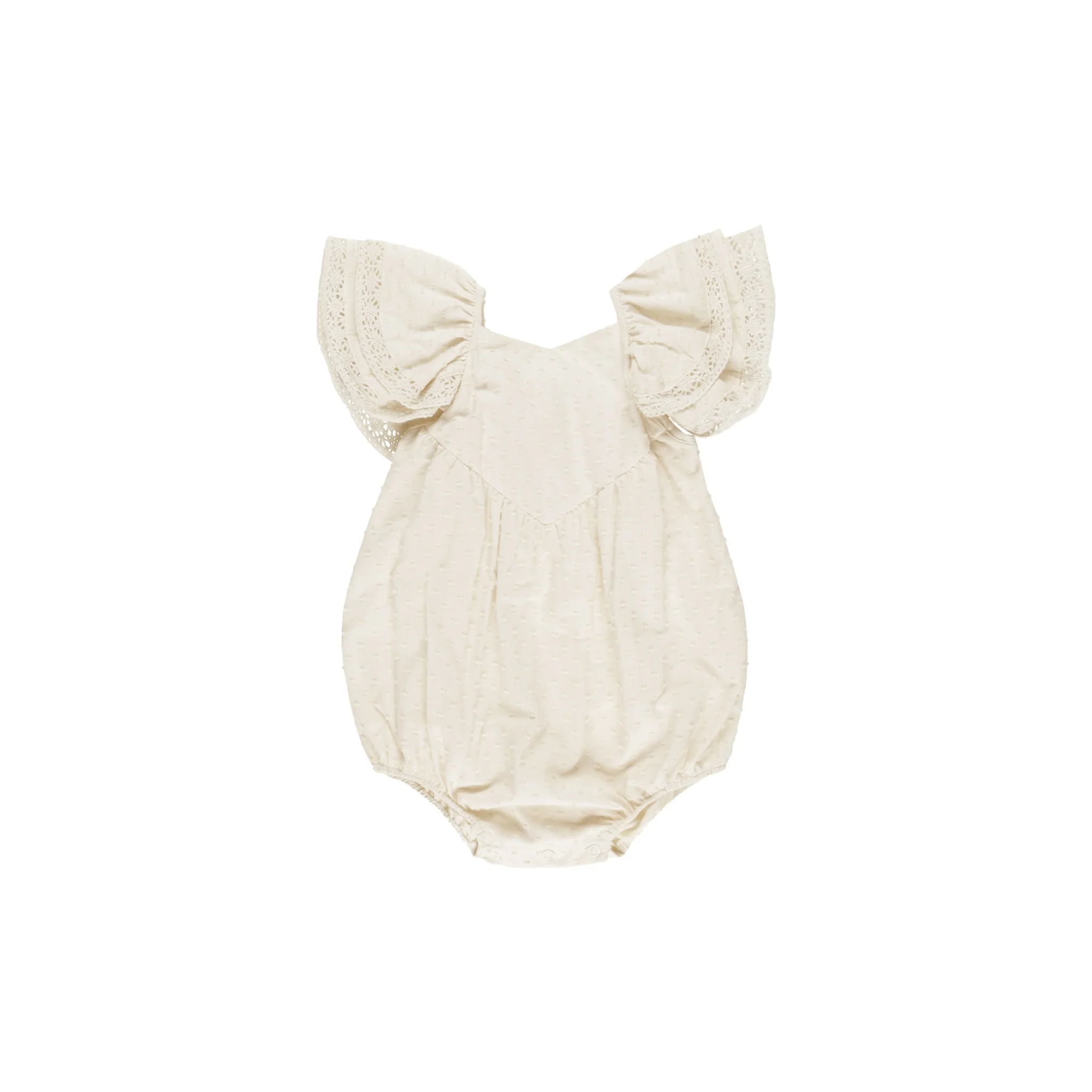 Rylee + Cru Roxy Romper - Natural