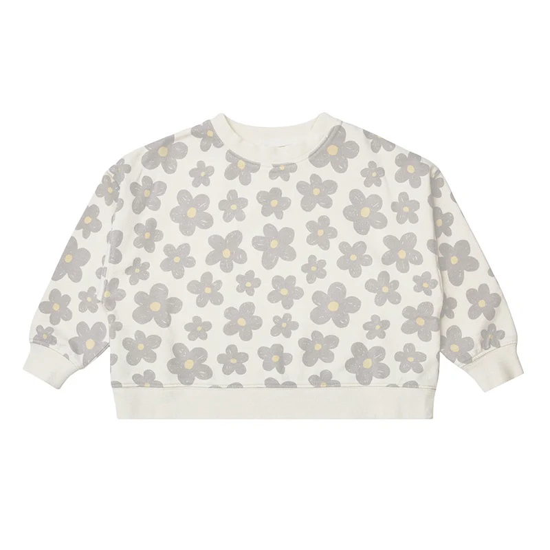 Rylee + Cru Boxy Pullover - Retro Floral