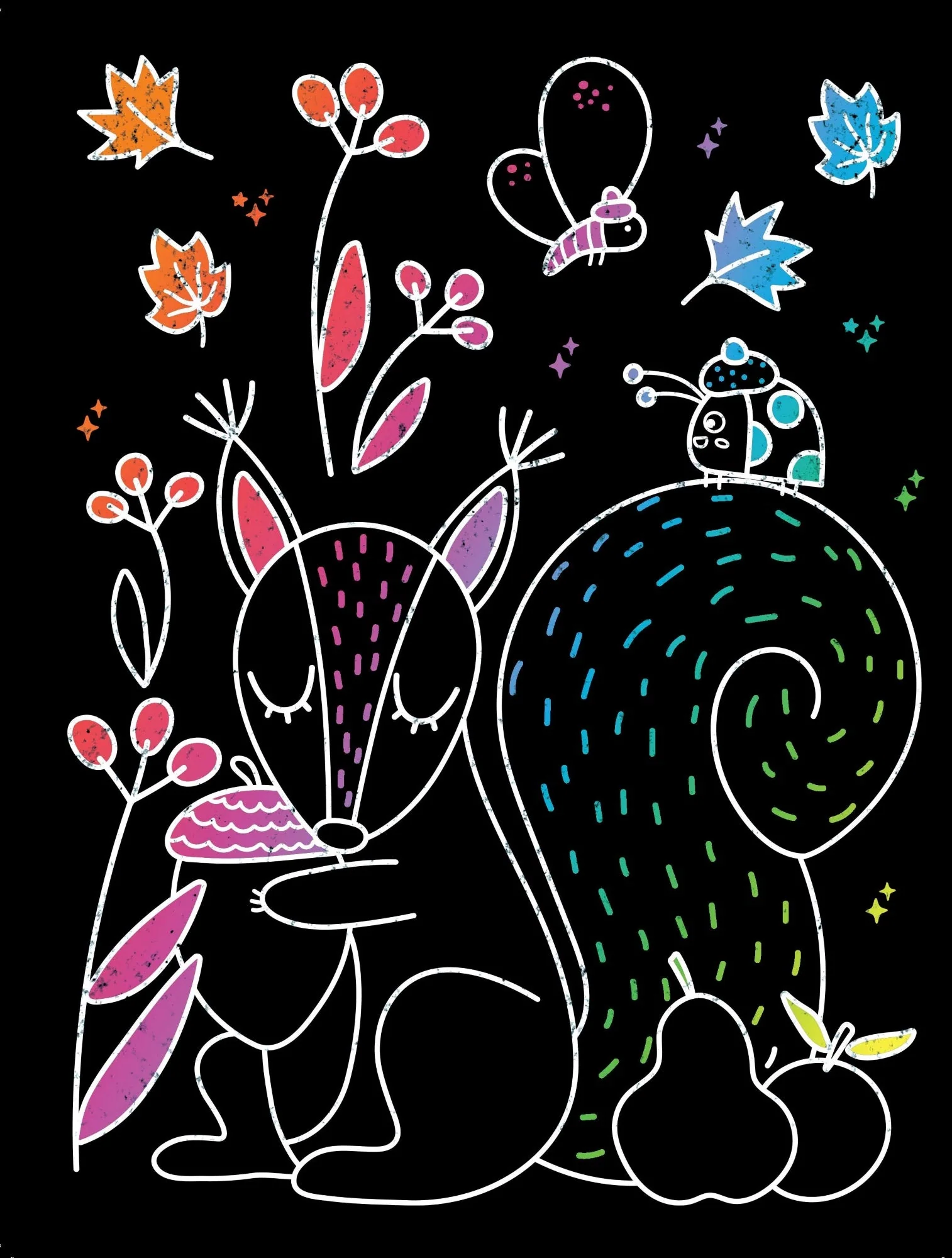 Scratch Art - Animals - Image 2