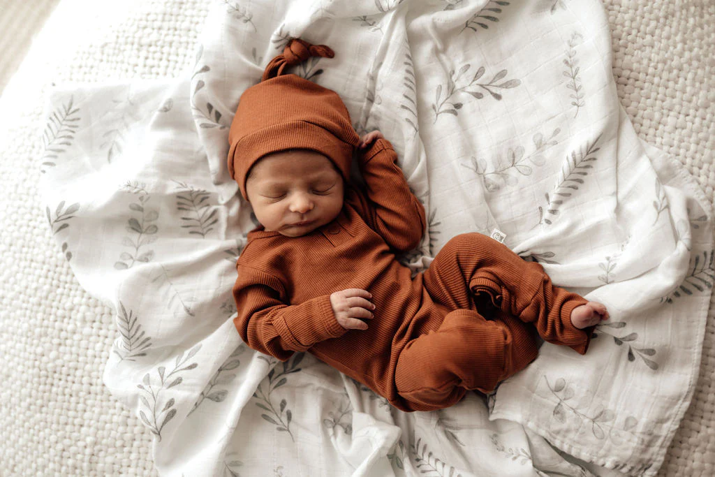 Snuggle Hunny Kids Knotted Beanie - Biscuit - Image 3