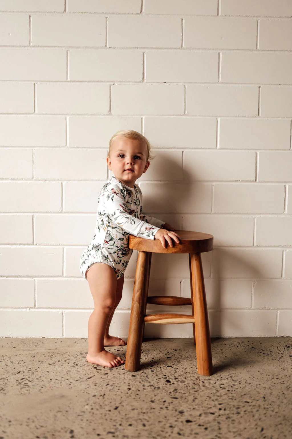 Snuggle Hunny Kids Long Sleeve Bodysuit - Eucalypt - Image 9