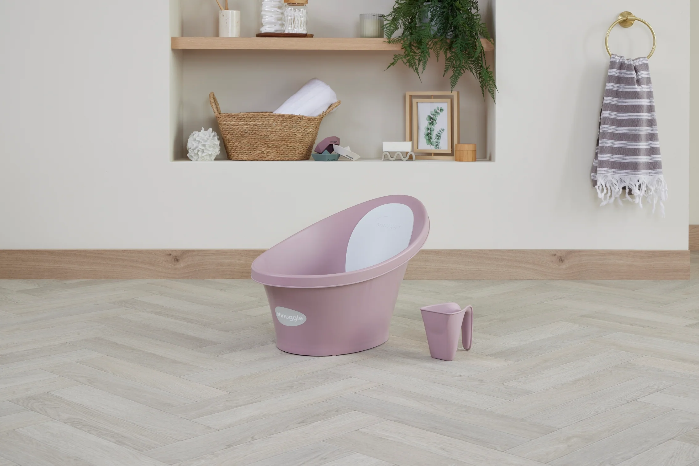 Baby Bath with Plug - Blossom - Image 3