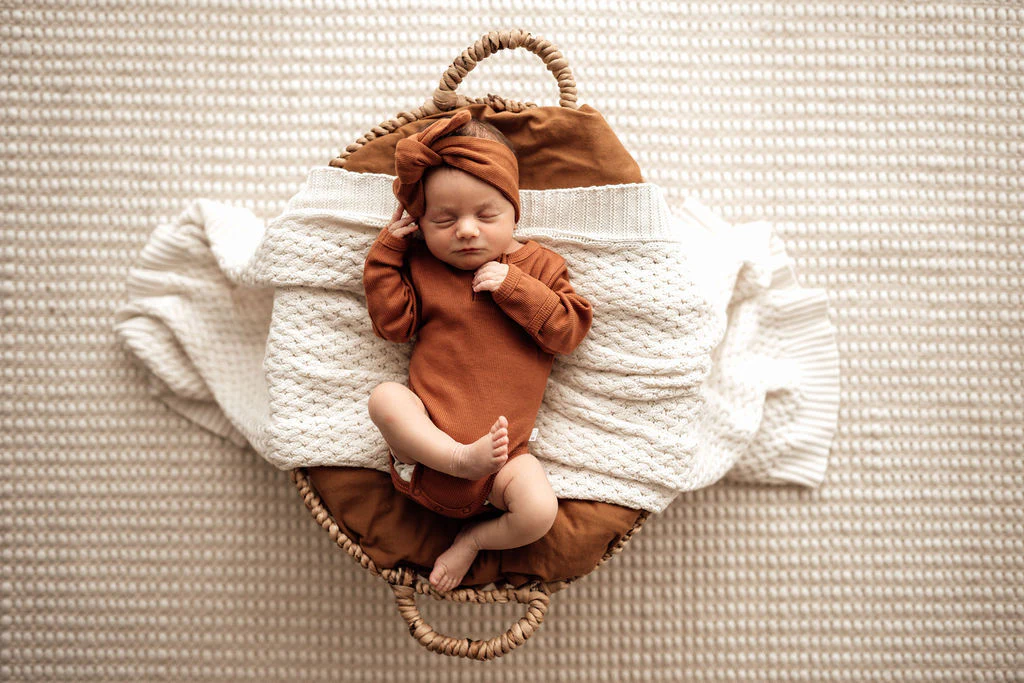 Snuggle Hunny Kids Top Knot - Biscuit - Image 2