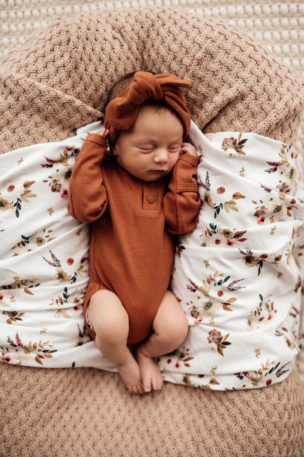 Snuggle Hunny Kids Top Knot - Biscuit - Image 3
