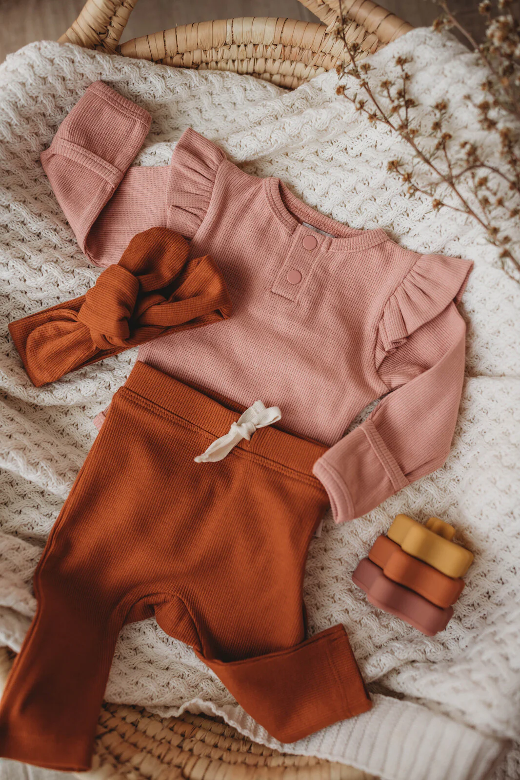Snuggle Hunny Kids Top Knot - Biscuit - Image 4