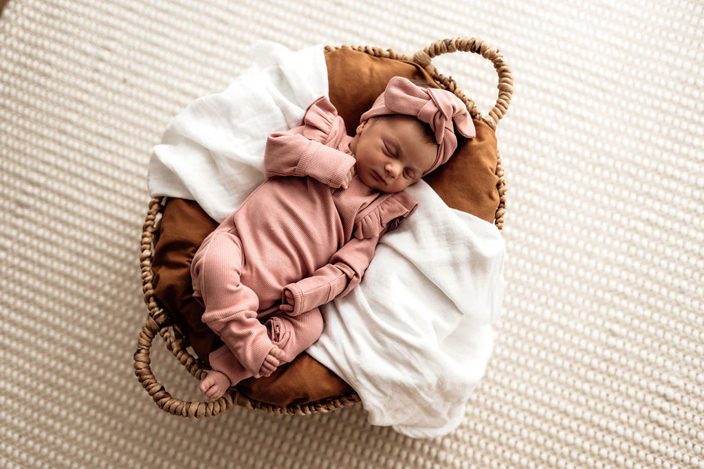 Snuggle Hunny Kids Top Knot - Rose - Image 2