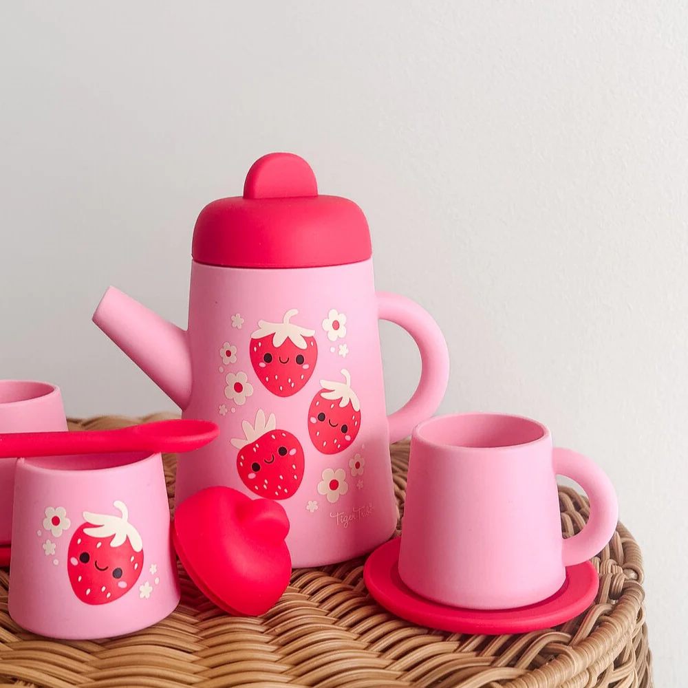 Silicone Tea Set - Strawberry Patch - Image 3