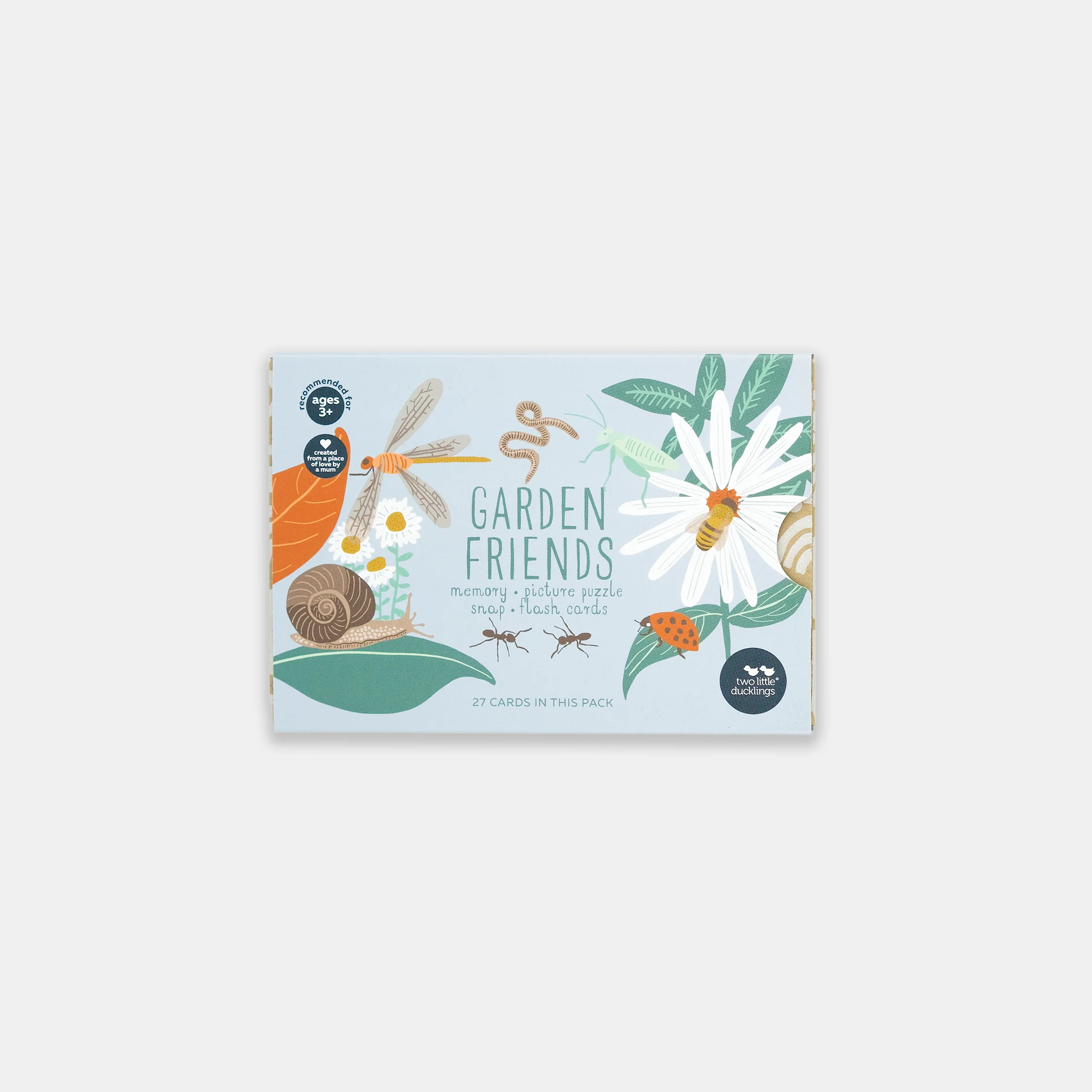 Snap and Memory Game - Garden Friends