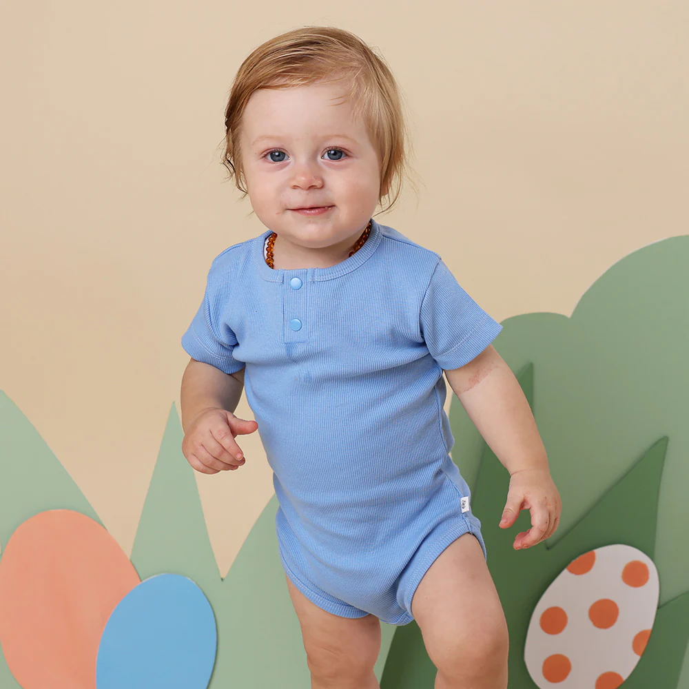 Bluebell Short Sleeve Organic Bodysuit - Image 2