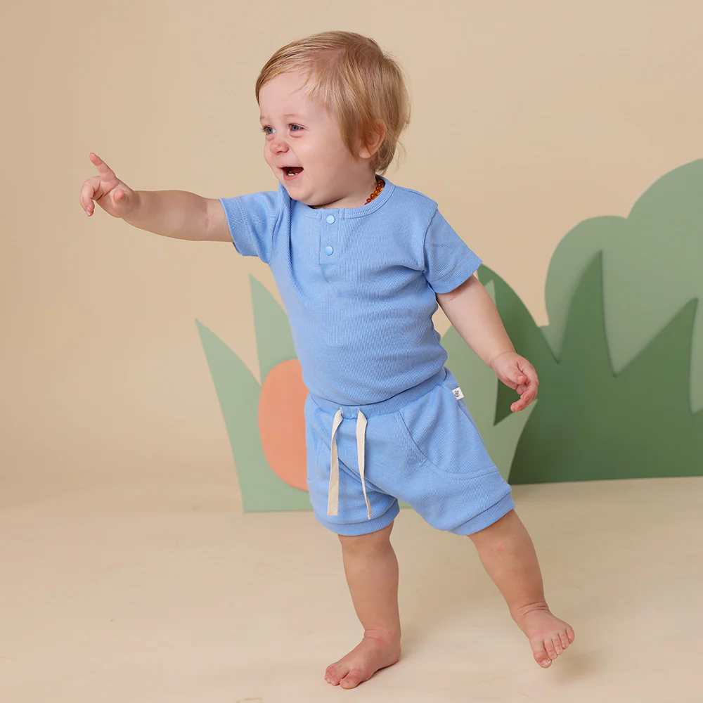 Bluebell Short Sleeve Organic Bodysuit - Image 5