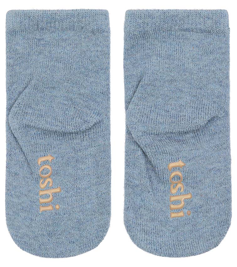 Toshi Organic Ankle Socks - Dreamtime / Storm - Image 3