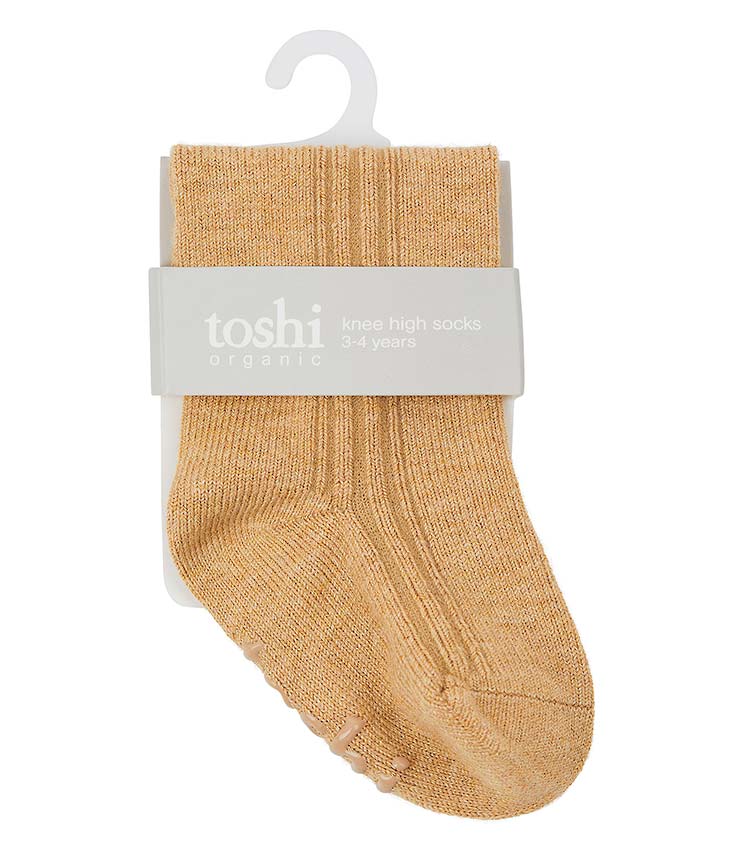Toshi Organic Knee Socks - Dreamtime / Copper - Image 4