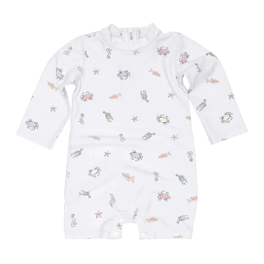Toshi Swim Onesie Long Sleeve - Rock Pool