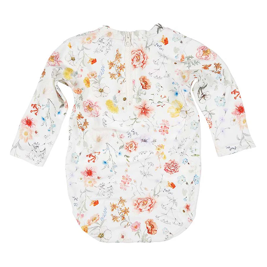 Toshi Swim Onesie Long Sleeve - Secret Garden Lilly - Image 2