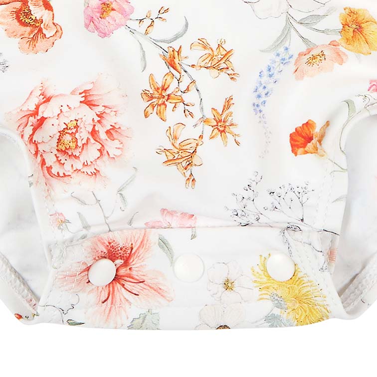 Toshi Swim Onesie Long Sleeve - Secret Garden Lilly - Image 3
