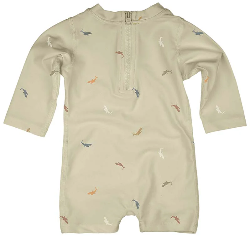 Toshi Swim Long Sleeve Onesie - Shark Tank - Image 3