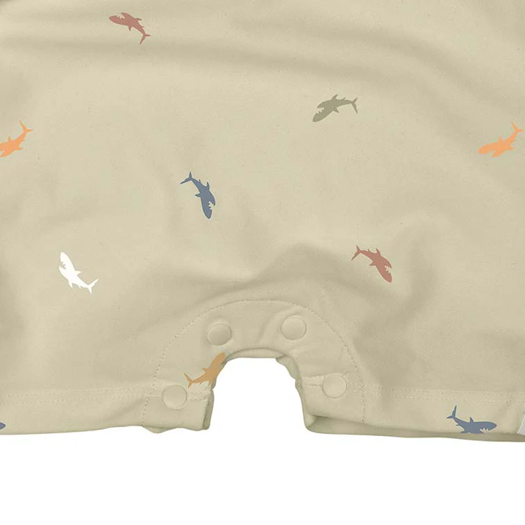 Toshi Swim Long Sleeve Onesie - Shark Tank - Image 4