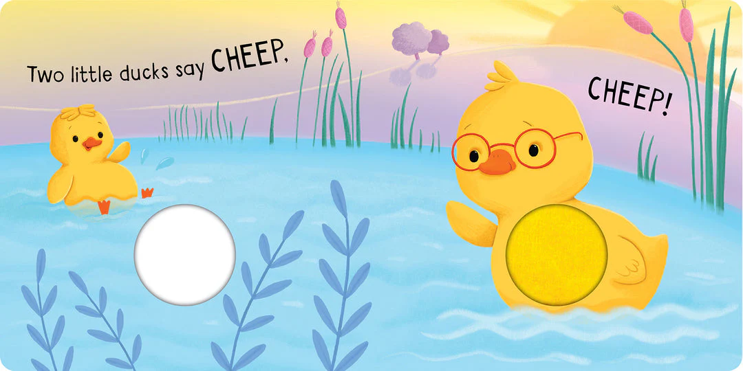 Squeaky Plush Board Book - Five Little Ducks - Image 3