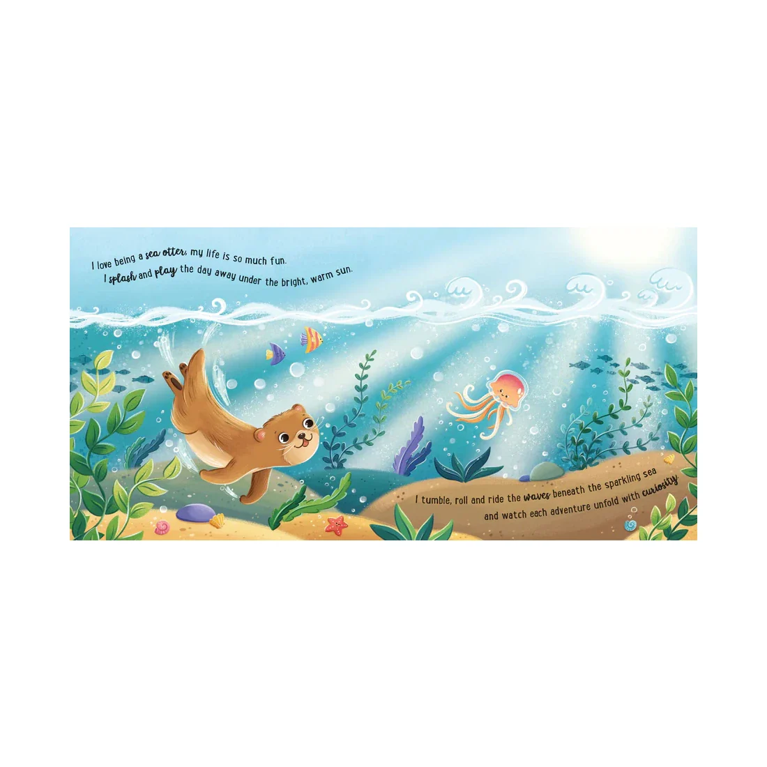 Story Time - Padded Board Book - I Love Being a Sea Otter - Image 2