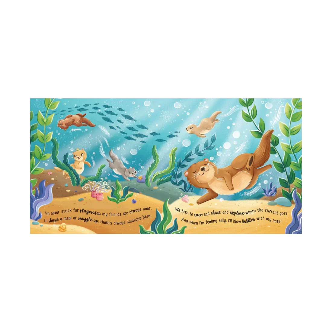 Story Time - Padded Board Book - I Love Being a Sea Otter - Image 4