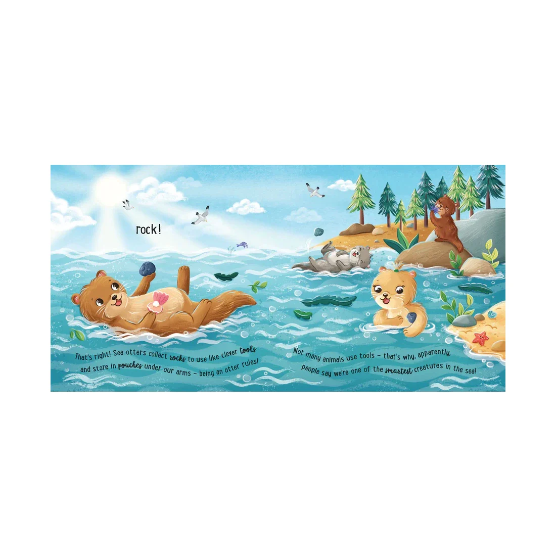 Story Time - Padded Board Book - I Love Being a Sea Otter - Image 6