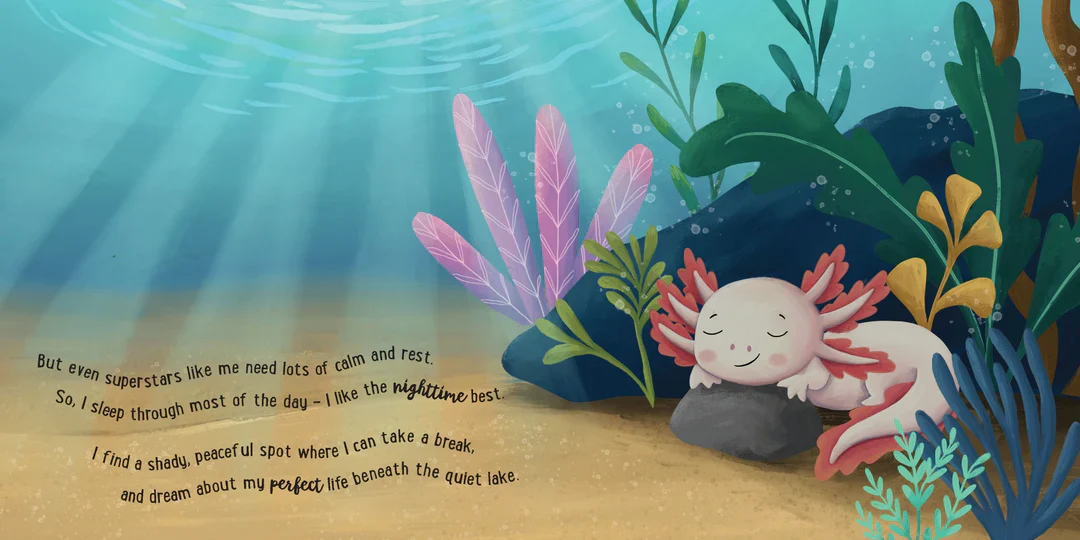 Story Time - Padded Board Book - I Love Being an Axolotl - Image 2