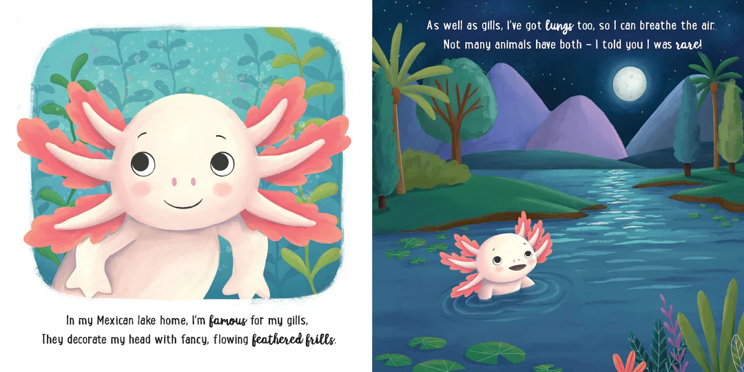 Story Time - Padded Board Book - I Love Being an Axolotl - Image 3
