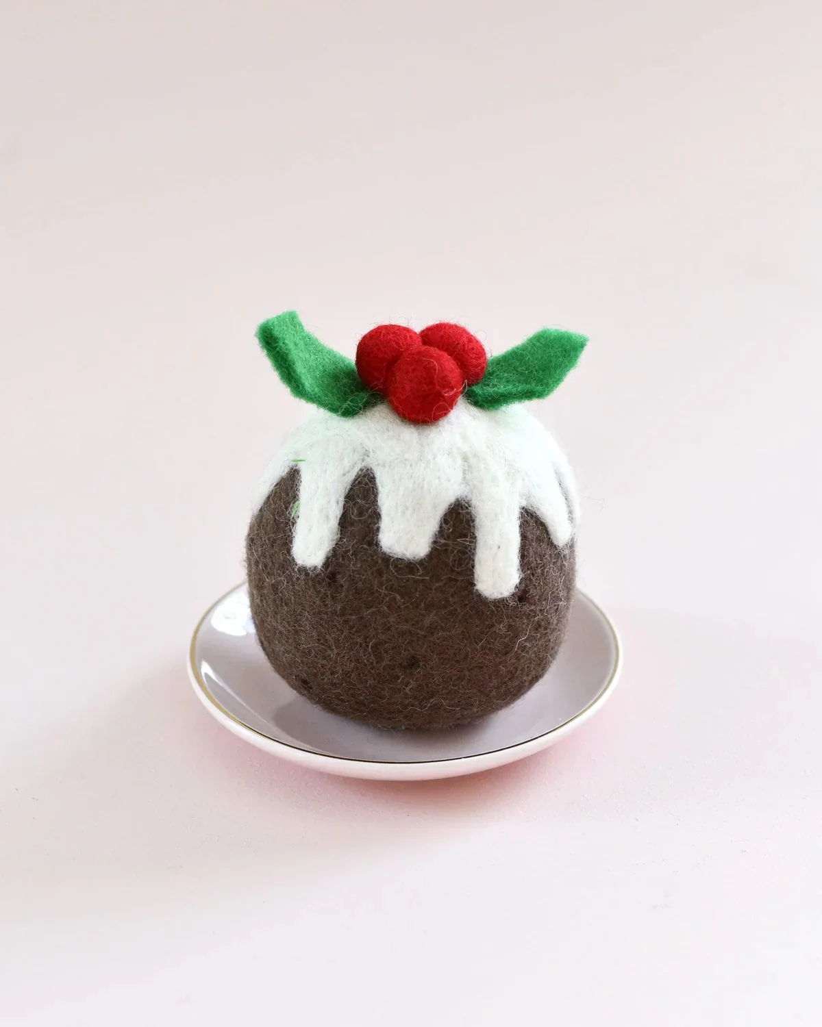 Felt Christmas Pudding - Tall - Image 3