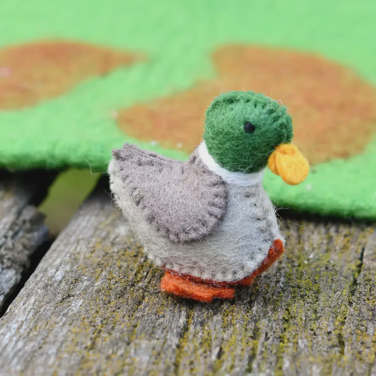 Felt Duck Farm Animal Toy
