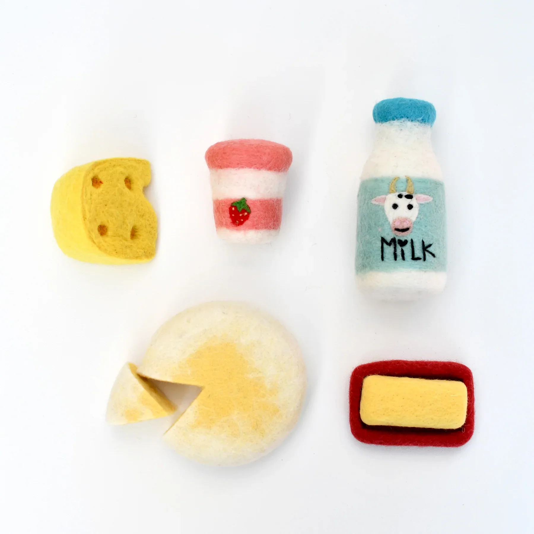Felt Food Groups Play Food - Dairy - Image 2