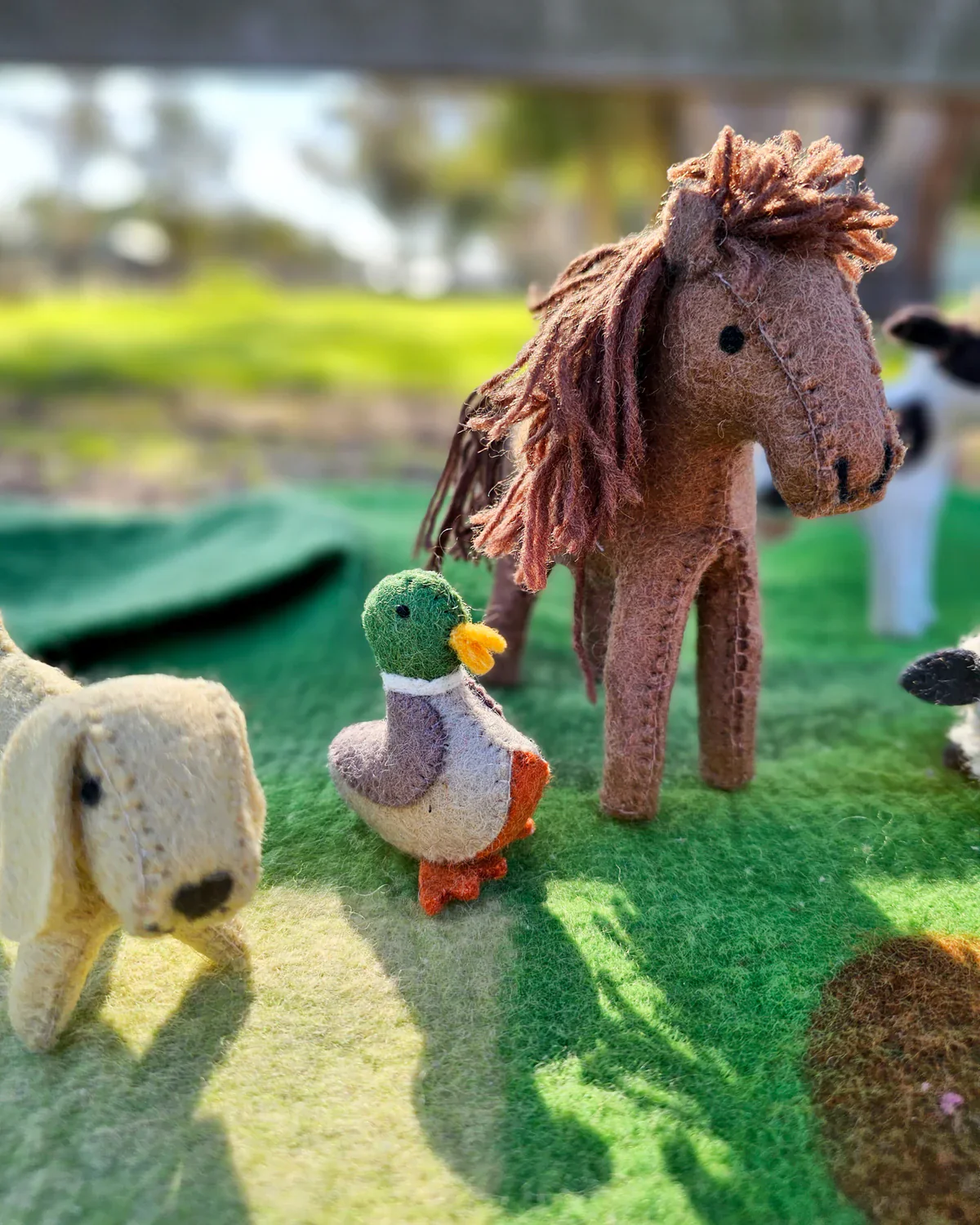 Felt Horse Farm Animal Toy - Image 3