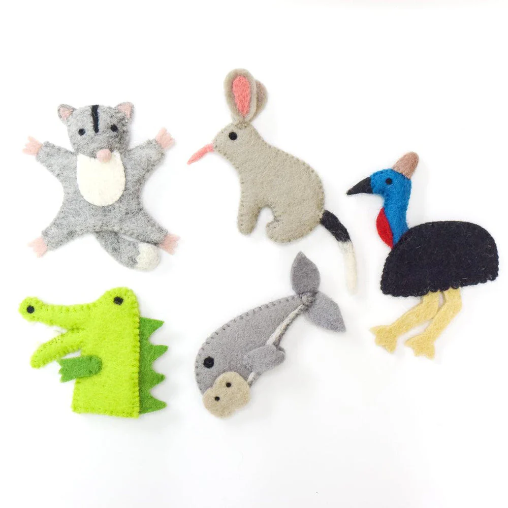 Finger Puppet Set - Australian Animals C - Image 3