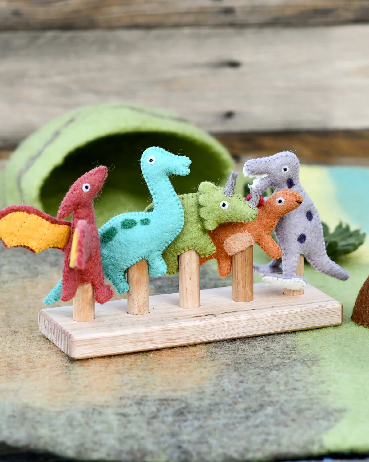 Finger Puppet Set - Dinosaurs - Image 3