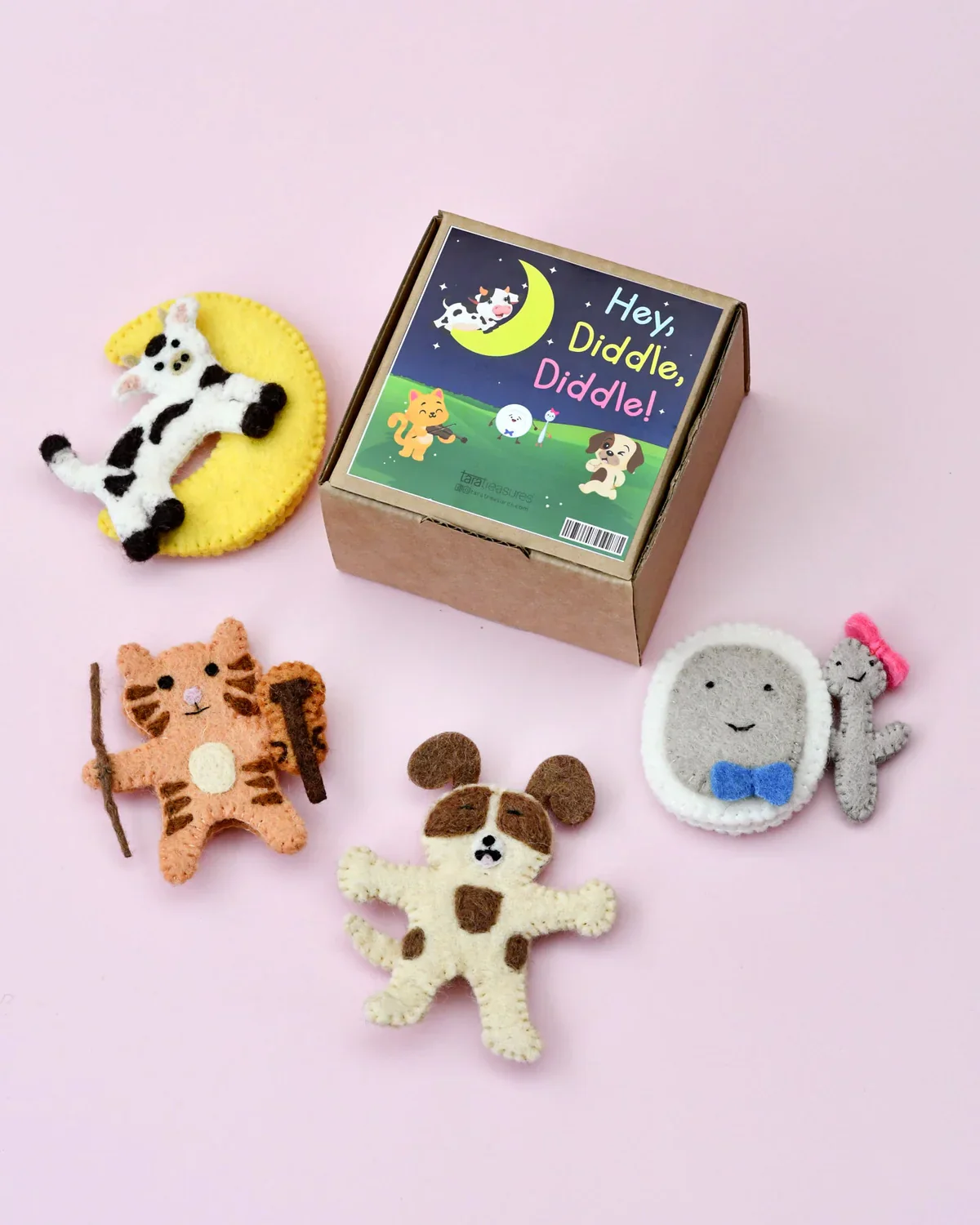 Finger Puppet Set - Hey Diddle - Image 3