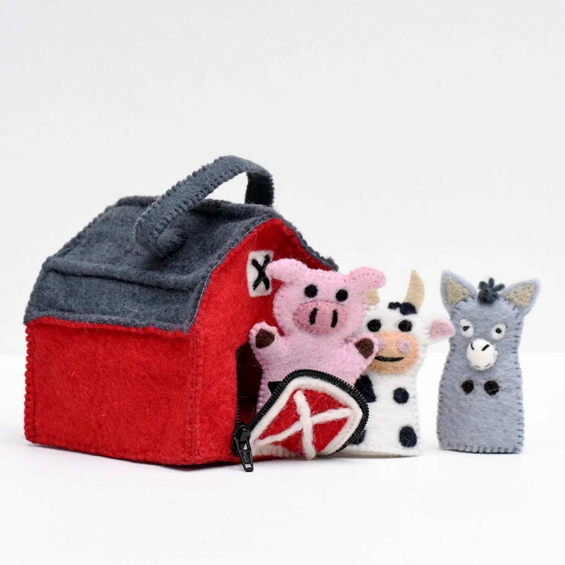 Finger Puppets Bag - Farm Barn - Image 2