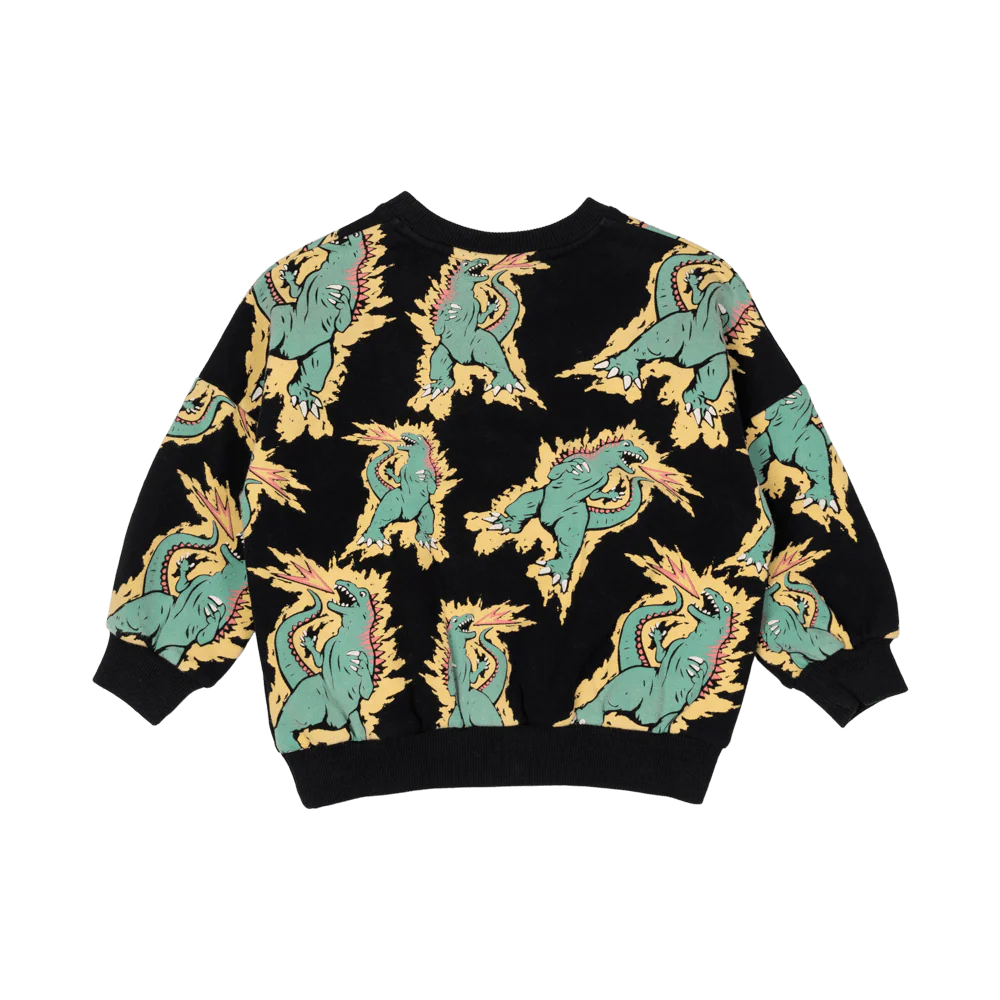 Rock Your Baby Godzilla Sweatshirt - Image 2