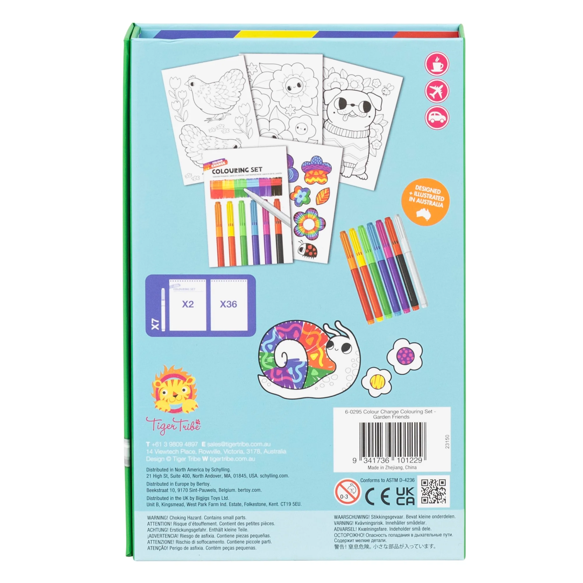 Colour Change Colouring Set - Garden Friends - Image 6