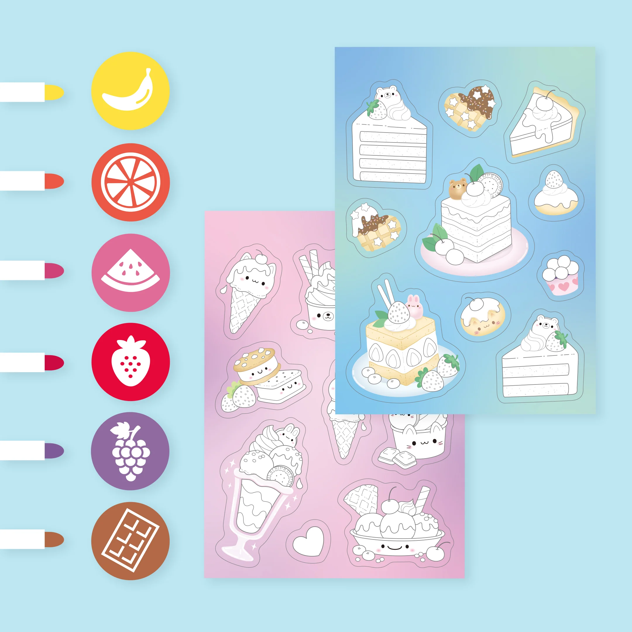 Scented Stacks of Stickers - Dreamy Desserts - Image 7